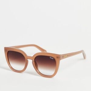 Quay | Noosa Cat-Eye in Milky Caramel/Brown
